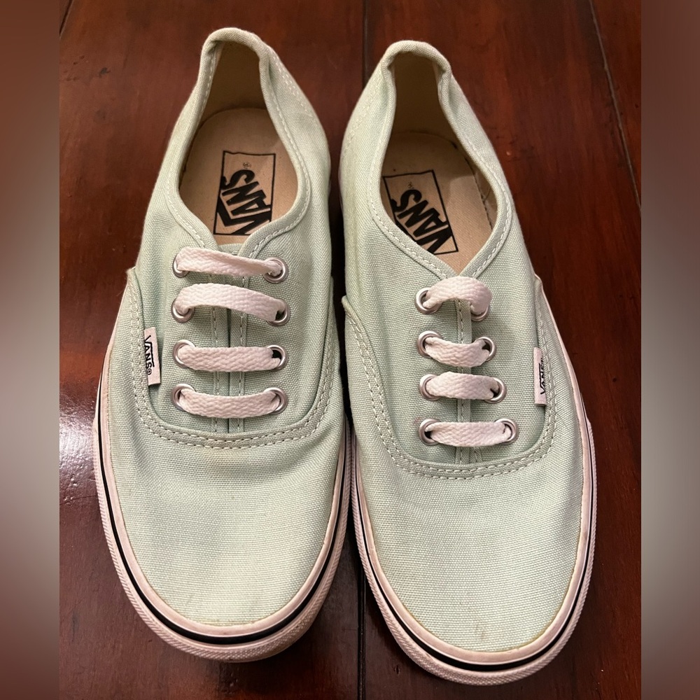 Vans Unisex Canvas Era Mint Green Sneakers
